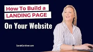 How To Create a Landing Page on Your Website  (LIVE Build Demo) Wordpress + Thinkific