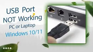 How to Fix USB Ports Not Working in Windows 10/11 in Tamil