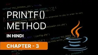 PRINTF() METHOD IN JAVA ||| NARESH SWAMI