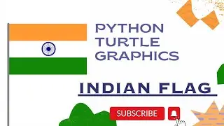 Drawing the 🇮🇳Indian Flag 🇮🇳with Python Turtle Graphics | Python Tutorial