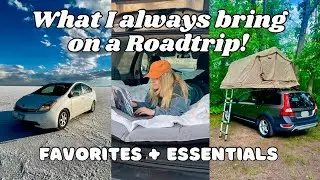 Essentials for a Great Roadtrip! Favorites and What I Always Bring!