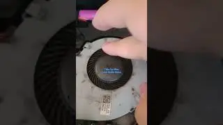 spinning the cpu fan with using my finger