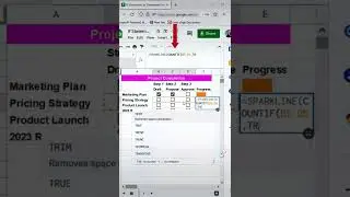 Spreadsheet tip progress bar in Google Sheets