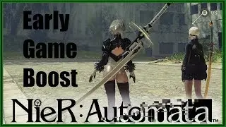 Nier: Automata - Early Game Boost (Virtuous Treaty Great Sword)