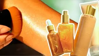 How To Make SHIMMER BODY LOTION & OIL