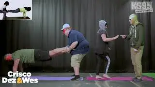 Partner Yoga Challenge with the KS95 Morning Show