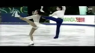 Pang & Tong 庞清 - 佟健 (CHN) - 2002 World Figure Skating Championships, Pairs' Short Program (JPN TBS)