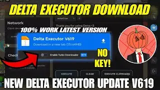 Delta Executor Mobile New Update V619 ! Delta Atualizado | Delta Download Mediafire