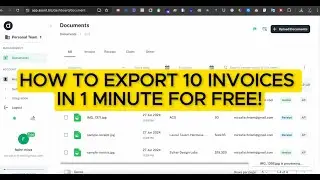 How to Export Invoice in 5 Seconds with AI