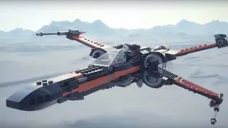 Poe's X-Wing Fighter - LEGO Star Wars - 75102 - Product Animation