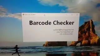 Barcode and QR checker while printing