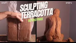 How to sculpt a classical female figure with water clay with grog