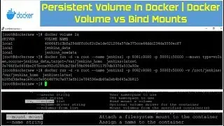Persistent Volume In Docker | Docker Volume vs Bind Mounts | Persistent Storage For Containers