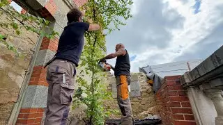 Finally, we remove the LAST tree from INSIDE the chateau.