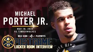 Michael Porter Jr. Full Post Game Three Locker Room Interview vs. Timberwolves 🎙