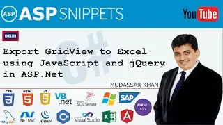 Export GridView to Excel using JavaScript and jQuery in ASP.Net