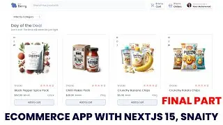 Build an E-Commerce App with Next.js 15 | Full-Stack Tutorial: Sanity, Clerk, Stripe | Final Part