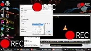 How to Record Your Computer Desktop Screen using VLC Player FREE