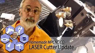 Homemade MPCNC CO2 LASER Cutter Update: Housing, Venting, Mirror Mounts, Air Assist, etc.