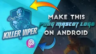 how to create pubg mascot logo on your phone || PicsArt ||🔥😍