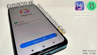 Redmi Note 11 Android 13 & MIUI 14 kab Milega...?⚡MIUI 13.0.4.0 Latest Update🔥🔥