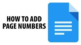 How To Add Page Numbers In Google Docs