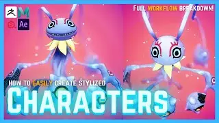 Tips & Tricks for Creating Colorful Stylized 3D Characters for Beginners [ZBRUSH/MAYA/SUBSTANCE]