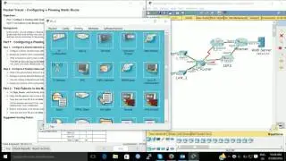 Packet Tracer   Configuring a Floating Static Route - static routing protocol