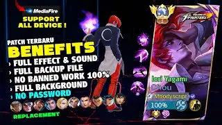 NEW! Script Skin Chou KOF Iori Yagami No Password Full Effect & Voice | New Patch MLBB