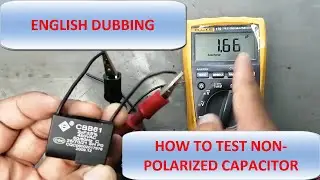 How To Test Ceramic Capacitor /Non Polarized/ Non Polar/  AC Capacitor With Multimeter