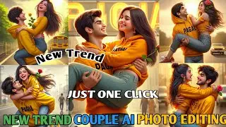 New Trending Ai Couple Photo Editing Tutorial | New Trend ai bing photo editing | Bing image creator