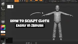 how to sculpt cloth in zbrush / Zbrush speed sculpt