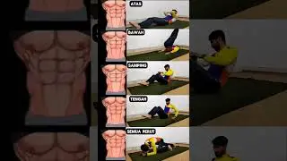 how to form abdominal muscles #shorts