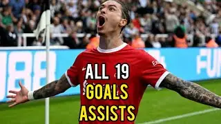 Darwin Nunez • All 19 Goals & Assists 23/24