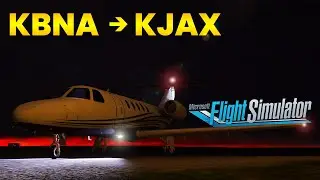 Citation in the Night. CJ4 on VATSIM! Followed by some Phasmo!