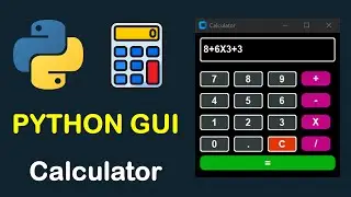 CALCULATOR PYTHON CUSTOMTKINTER GUI PROJECT