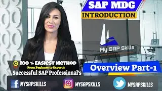 Best SAP Master Data Governance Overview - Part 1|| Best Sap MDG Training: Data Modelling Overview