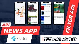 Part-5 Flutter Filters API || News Channel Headlines || Flutter NEWS app tutorials in Hindi/Urdu