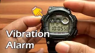 How to Settings + Review Casio W-735H-1AVDF Vibration Alarm Watch