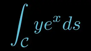 EXAMPLE of COMPUTING a LINE INTEGRAL of SCALAR FIELD -- Vector Calculus, Calculus 3