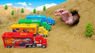 RC TRUCKS AND CONSTRUCTION MODELS / RC DIGGER LIEBHERR LOAD UP / SCANIA HEAVY HAULAGE TRUCK