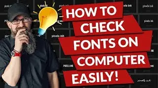 How to check fonts on computer - Identifying fonts using your web browser