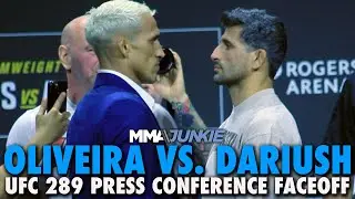 UFC 289: Charles Oliveira vs. Beneil Dariush Press Conference Faceoff