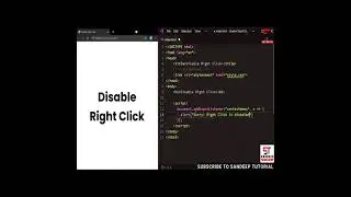 👨‍🎓🧠👩‍💻 Disable Right Click With Vanilla JavaScript | JavaScript #shorts