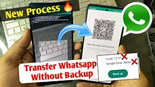 transfer whatsapp data without backup | how to backup and restore whatsapp chat