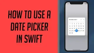 How to use a Date Picker in Swift