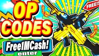 *ALL* NEW SECRET OP WORKING *FREE CASH* CODES! Roblox Gun Simulator 2022!