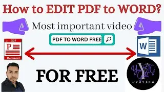 How to convert pdf to word free ll How to edit pdf for free ll How to edit pdf online free