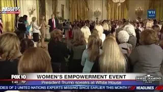 WATCH: President Trump Speaks at Womens Empowerment Event at White House (FNN)