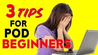 3 TIPS For Print on Demand BEGINNERS - Motivation and Goal Setting